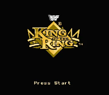 WWF King of the Ring (Europe) screen shot title